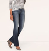 Thumbnail for your product : LOFT Curvy Flare Leg Jeans in Botanic Blue Wash
