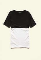 Thumbnail for your product : 21men 21 MEN Colorblocked Sweater-Knit Tee Shirt