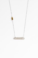 Thumbnail for your product : Nashelle 'Loved' Bar Necklace