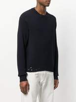 Thumbnail for your product : Golden Goose distressed fitted sweater