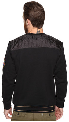 Staple Patch Quilted Crew Neck