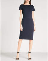 Thumbnail for your product : St. John Milano seam-detail wool-blend dress