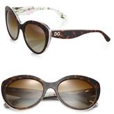 Thumbnail for your product : Dolce & Gabbana Multi-Print Cat's-Eye Sunglasses