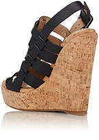 Thumbnail for your product : Barneys New York WOMEN'S CAGED PLATFORM WEDGE SANDALS