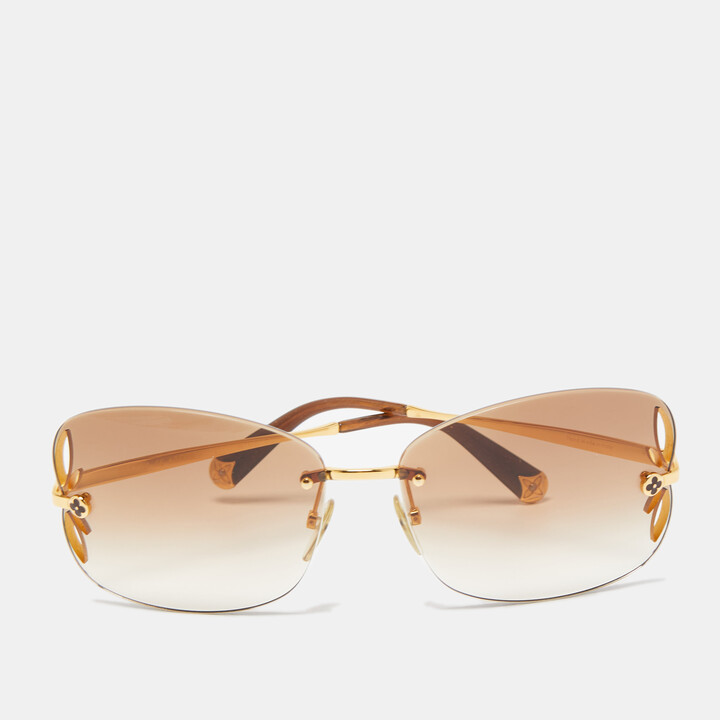 Louis Vuitton Pink Metal LV Drive Sunglasses- Z1060W - Yoogi's Closet