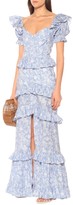 Thumbnail for your product : Caroline Constas Iva floral stretch-cotton dress