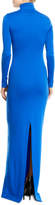 Thumbnail for your product : Calvin Klein Turtleneck Long-Sleeve Body-Con Wool-Jersey Evening Gown