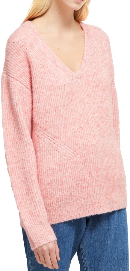 french connection hot pink sweater