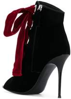 Thumbnail for your product : Giuseppe Zanotti Giuseppe Zanotti Jeannine velvet lace booties