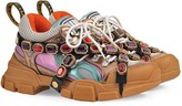 Thumbnail for your product : Gucci Flashtrek sneakers with removable crystals