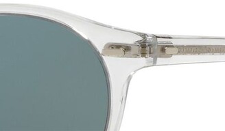 Oliver Peoples Gregory Peck Phantos 50mm Round Sunglasses
