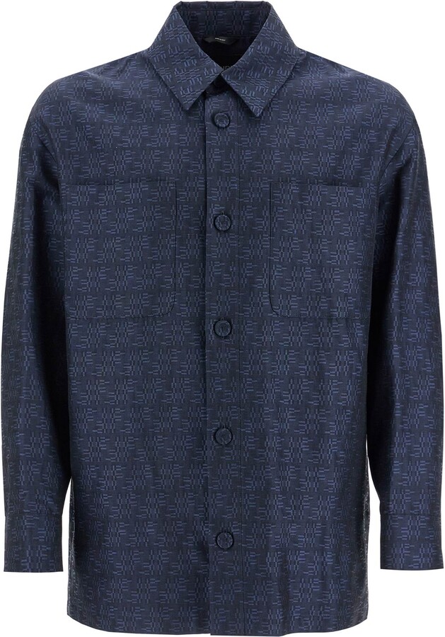 Fendi Multicolor Cotton Casual Jacket - ShopStyle