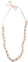 Thumbnail for your product : Chanel Velvet Curb Chain Necklace
