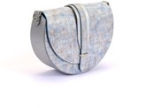 Thumbnail for your product : Hiva Atelier Arcus Straw Leather Bag Silver