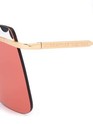 Alexander McQueen Eyewear square cat eye sunglasses