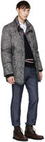 Thumbnail for your product : Moncler Gamme Bleu Black and Grey Down Speckled Jacket