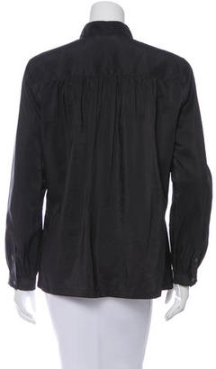 Marc Jacobs Raw-Edged Long Sleeve Top