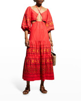 Thumbnail for your product : Lace the Label Geometric-Embroidered Cutout Dress