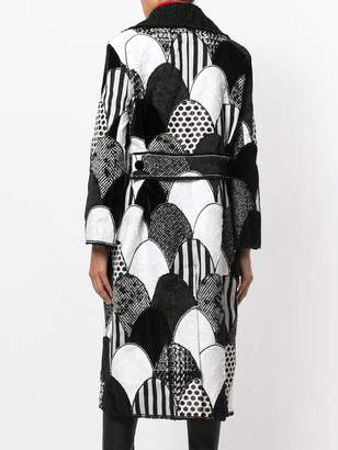 Dolce & Gabbana patchwork coat