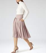 Thumbnail for your product : Reiss Eli Pleated Midi Skirt