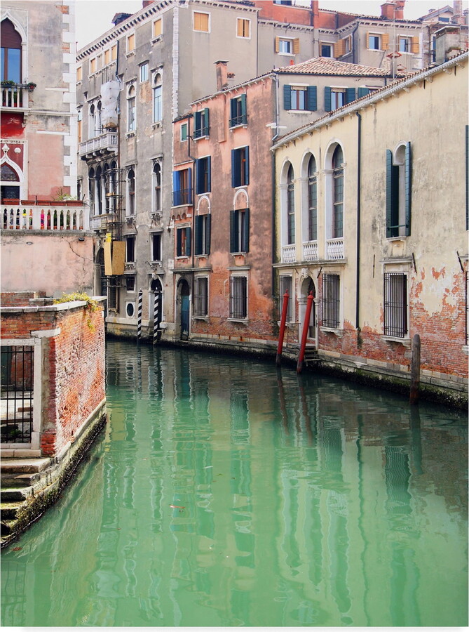 Trademark Fine Art 'Venice View I' Canvas Art by Golie Miamee