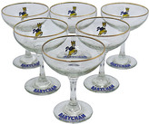 Thumbnail for your product : One Kings Lane Vintage 1960s Babycham Sparkling Wine Stems - Set of 6 - Rose Victoria