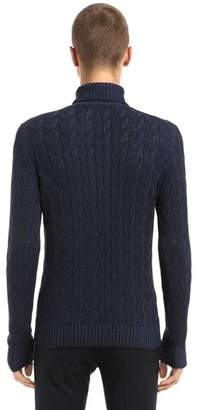 Tagliatore Wool Knit Turtleneck Sweater