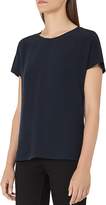 Thumbnail for your product : Reiss Tia Silk-Front Tee