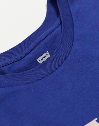 Levi's Big & Tall serif photo print t-shirt in blue