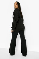 Thumbnail for your product : boohoo Petite Seam Detail Flares