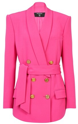fushia pink blazer