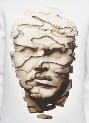 Neil Barrett Sculpture camouflage print sweatshirt