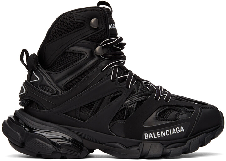 Balenciaga Black Track Hike Sneakers - ShopStyle