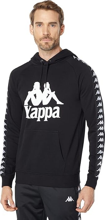 medarbejder margen Begrænse Kappa 222 Banda Hurtado-2 (Black/White) Men's Sweatshirt - ShopStyle