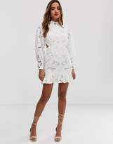 Thumbnail for your product : ASOS Edition EDITION cutwork mini dress with open back