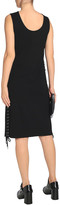 Thumbnail for your product : McQ Lace-up Stretch-jersey Dress