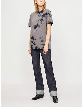 Helmut Lang Tie-dye cotton-jersey T-shirt