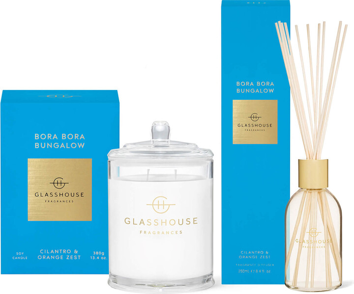Glasshouse Fragrances Glasshouse Bora Bora Bungalow Candle and Liquid