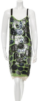 Vera Wang Sequined Patterned Dress w/ Tags