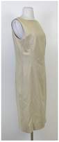 Thumbnail for your product : Escada Beige Patterned Sheath Dress