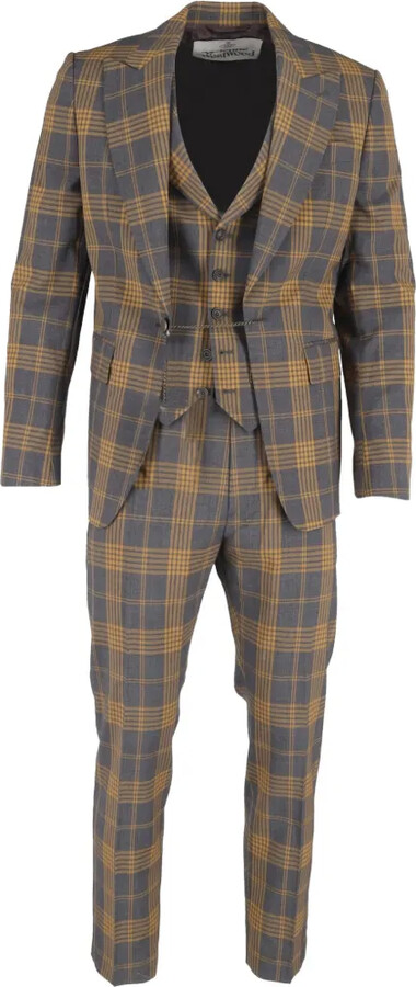 Vivienne Westwood Pre-Owned Plaid-Pattern Three-Piece Suit