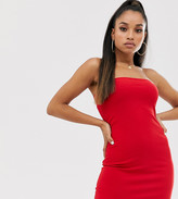 Thumbnail for your product : Fashionkilla Petite going out bandeau mini dress red