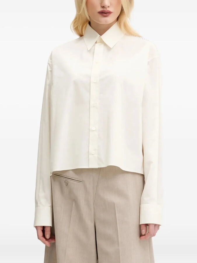 MM6 MAISON MARGIELA Striped-Panel Shirt