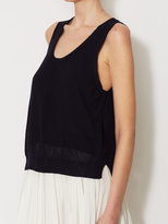 Thumbnail for your product : Band Of Outsiders Cotton Pointelle Shell