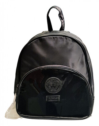 Versace black Synthetic Backpacks - ShopStyle