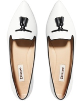 Thumbnail for your product : Dune Mika Leather Flat Shoe with Tassle