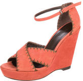 Thumbnail for your product : L'Agence Suede Wedges