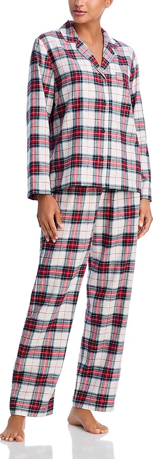 Eberjey Flannel Long Holiday Pajama Set