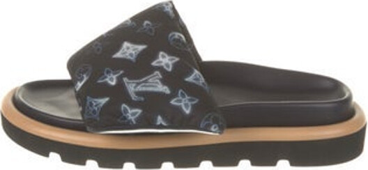 Louis Vuitton Monogram Pattern Nylon Slides - ShopStyle