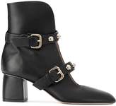 Red Valentino pointed buckled ankle b 